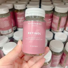Viên Uống Dưỡng Da Retinol Myvitamins Beauty 90 Viên - Chăm Sóc Da Sáng Màu Đều, Hỗ Trợ Lão Hóa Hiệu Quả
