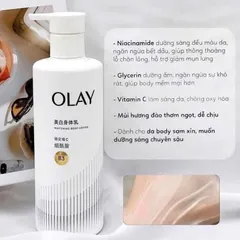 Dưỡng Thể Olay B3 Whitening Body Lotion 260g (dưỡng sáng da, cấp ẩm mịn màng)