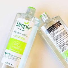 Nước Tẩy Trang Simple Micellar Cleansing Water 400ml - Dịu Nhẹ, Không Hương Liệu, Phù Hợp Cho Da Nhạy Cảm, Làm Sạch Hiệu Quả