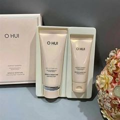 Set Sữa Rửa Mặt Ohui Miracle Moisture 200ml + 100ml - Làm Sạch Sâu, Dưỡng Ẩm, Phục Hồi Da, Phù Hợp Mọi Loại Da