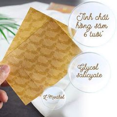 Cao Dán Hồng Sâm Himena Túi Đỏ 20 Miếng - Giảm Nhức Mỏi, Thư Giãn Cơ Thể, Hỗ Trợ Sức Khỏe, Dễ Sử Dụng
