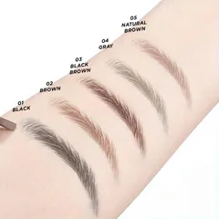 Chì Mày Vacosi Định Hình Đa Năng 04 Đen Xám 5ml (định hình sắc nét, bám lâu)