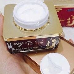 Kem Sâm My Gold Hộp Đỏ 50ml - Kem Dưỡng Trắng Da, Mờ Thâm Nám Từ Nhân Sâm Hàn Quốc, Làm Sáng Da Tự Nhiên