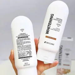 Kem Kích Trắng 3W Clinic Crystal White Milky Pack 200g - Dưỡng Da Trắng Sáng, Mịn Màng, Chăm Sóc Da Từ Thiên Nhiên