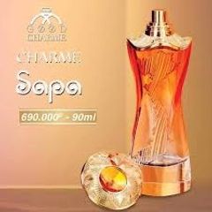 Nước Hoa Nữ Charme Sa Pa 90ml - Hương Floral Nữ Tính Từ Hoa Mận & Hoa Mẫu Đơn, Nước Hoa Cao Cấp Cho Phái Đẹp