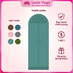 Thảm Yoga Cao Su Xơ Dừa LOUIS AURA - Phiên Bản Mới Chống Trơn, 183x68cm, An Toàn, Bám Tốt Chính Hãng LOUISYOGA