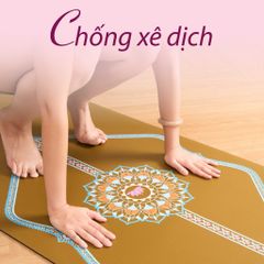 Thảm Yoga Cao Su ASANA 25 - Dày 5mm, Chống Trơn Trượt, Thấm Mồ Hôi, Tặng Túi Đựng - Hãng LOUISYOGA