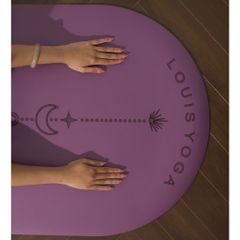 Thảm Yoga Cao Su Cao Cấp BASIC ZEN - Chống Trơn Trượt, Thấm Mồ Hôi, Độ Dày 5mm, Kích Thước 183x68cm - Sản Phẩm Hãng LOUISYOGA
