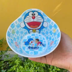 Bộ Set Bát Cốc Ly Nhựa Uống Nước Doraemon Cho Bé - Đồ Dùng Ăn Dặm An Toàn, Thiết Kế Ngộ Nghĩnh Cá Tính