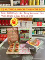Xạ Hương Linh Chi Thấu Cốt Đơn Viên - Hộp 30 Viên Chính Hãng Giúp Giảm Đau Khớp và Viêm Nhiễm, Cung Cấp Canxi Tự Nhiên