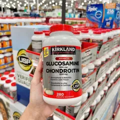 Viên Uống Hỗ Trợ Khớp Kirkland Glucosamine 1500mg - 280 Viên Bổ Sung Xương Khớp Từ Mỹ, Không Gây Phản Ứng Phụ