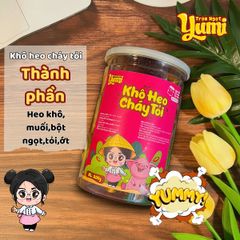 Khô Heo Cháy Tỏi Yumi - Đồ Ăn Vặt Thịt Lợn Xé Sợi Ngon Miệng, Hương Vị Thơm Ngon, An Toàn Vệ Sinh, Thích Hợp Ăn Liền