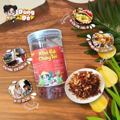 Khô Gà Cháy Tỏi Yumi - Đồ Ăn Vặt Thịt Xé Sợi Cay Thơm Nguyên Chất, Snack Việt Nam Tiêu Chuẩn An Toàn Vệ Sinh 200g/300g