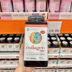 Viên Uống Collagen Youtheory 390 Viên - Cải Thiện Da, Tóc, Móng - Tăng Cường Đề Kháng và Sức Khỏe Khớp - Mỹ