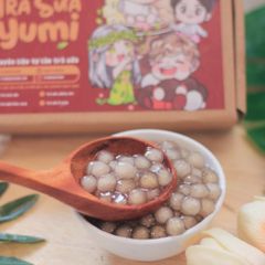 Set Nguyên Liệu Pha Trà Sữa Tự Nấu Yumi - Dành Cho 5-7 Ly - Hướng Dẫn Chi Tiết, An Toàn, Không Chất Bảo Quản