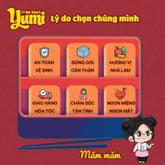 Set Quà Giáng Sinh An Lành Yumi - Túi Quà Noel Merry Christmas Gồm Hạt Khô và Mứt Nguyên Chất Tặng Bạn Bè, Người Thân