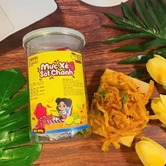 Mực Xé Sốt Chanh Yumi - Đồ Ăn Vặt Khô Ngon Miệng, Thơm Dẻo 200g/300g, Xuất Xứ Việt Nam