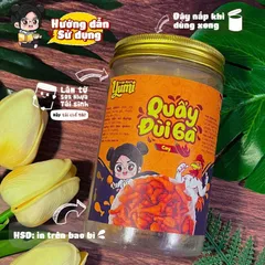 Quẩy đùi gà cay Yumi bánh ngọt ăn vặt giòn rụm thơm ngon an toàn vệ sinh