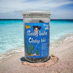 Rong Biển Cháy Tỏi Yumi 150g - Snack Giòn Thơm Ngon, Thích Hợp Ăn Vặt và Ăn Cơm, Đặc Sản Việt Nam