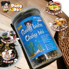 Rong Biển Cháy Tỏi Yumi 150g - Snack Giòn Thơm Ngon, Thích Hợp Ăn Vặt và Ăn Cơm, Đặc Sản Việt Nam