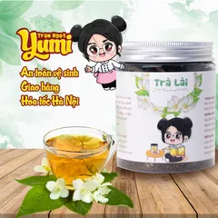 Trà Lài Yumi 75g - Trà Xanh Sấy Hoa Lài Tự Nhiên, Hương Thơm Dịu Mát, Thực Phẩm Nguyên Chất Từ Thiên Nhiên
