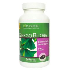 Viên Bổ Não Ginkgo Biloba Nature's Truth 120mg - Tăng Cường Trí Nhớ & Cải Thiện Chức Năng Não, 340 Viên Chính Hãng USA