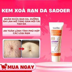 Kem Rạn Da 40g - Giúp Làm Mờ Vết Rạn Sau Sinh & Do Thay Đổi Cân Nặng, Cải Thiện Sẹo Lâu Năm, Dưỡng Ẩm Da Mềm Mại