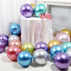 Set 50 Bóng Bay Siêu Nhũ Chrome - Trang Trí Sinh Nhật, Cưới Hỏi và Sự Kiện - Bóng Đẹp, Bền, An Toàn Cho Trẻ Em