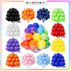 Set 100 Bóng Bay Trang Trí Sinh Nhật và Cưới - Bóng Dày 2,2 Gram 10 Inch - Những Màu Sắc Tinh Tế Cho Sự Kiện Thêm Ấn Tượng