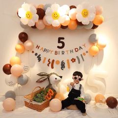 Bóng Hình Con Thỏ Ngọc 80cm - Trang Trí Sinh Nhật Phong Cách Hàn Quốc - Bóng Bay Bằng Nhôm Đẹp Mắt