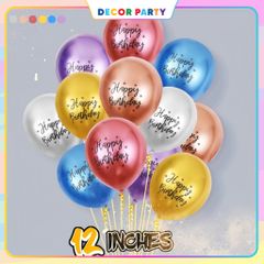 Bóng Bay Siêu Nhũ Happy Birthday - Bóng Mạ Chrome Đẹp, Bền, Trang Trí Sinh Nhật Cho Bé - Sự Lựa Chọn Hoàn Hảo Cho Tiệc Sinh Nhật