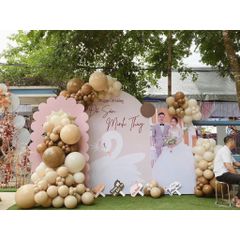 Cổng Bóng Bay Trang Trí Sinh Nhật & Đám Cưới - Set 2m-5m Tùy Chỉnh, Điểm Nhấn Sự Kiện Sang Trọng, Tiệc Tùng Chuyên Nghiệp