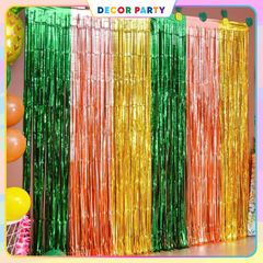 Rèm Kim Tuyến 1m x 2m Trang Trí Sinh Nhật - Phông Nền Tiệc Tùng Đẹp Lung Linh, Dễ Dán Hình Ảnh Và Bóng Bay, Phụ Kiện Tiệc Thôi Nôi