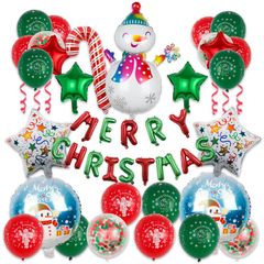 Set Bóng Trang Trí Noel, Đồ Trang Trí Merry Chirstmas 2024 [ Size đại ]