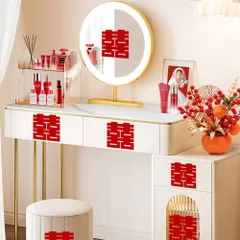 Chữ Hỷ Dán Tường 3D Trang Trí Phòng Cưới & Tân Hôn - Đám Cưới Đẹp, Khách Sạn, Nhà Ở