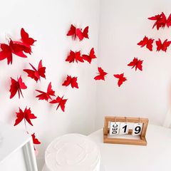 Dải Giấy Xếp Gợn Sóng Đỏ Trang Trí Đám Cưới, Trung Thu, Lễ Tết - Decor Sang Trọng Cho Tiệc và Chụp Ảnh