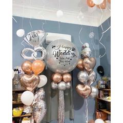 Bóng Jumbo Khổng Lồ 36 Inch Trong Suốt Tùy Chỉnh – Trang Trí Tiệc Cưới, Sinh Nhật, Sự Kiện Đặc Biệt