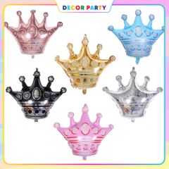 Bóng Bay Hình Vương Miện 70CM - Trang Trí Sinh Nhật & Cưới, Phụ Kiện Tiệc Thôi Nôi, Dễ Dàng Sử Dụng và Đẹp Mắt