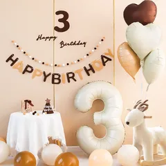 Bóng Bay Số 32 Inch Trang Trí Sinh Nhật, Kỷ Yếu, Tiệc Tùng - Bóng Cao 80 CM Dễ Dàng Dùng Kèm Băng Keo Trang Trí