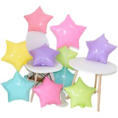 Bóng Tráng Nhôm Hình Ngôi Sao 5 Cánh 18 inch - Trang Trí Sinh Nhật, Lễ Kỷ Niệm, Phòng Cưới - Tái Sử Dụng Thân Thiện