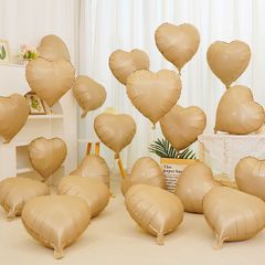 Bóng Bay Trái Tim 18 Inch - Trang Trí Sinh Nhật, Phòng Cưới, Tiệc Tùng - Bóng Nhôm Cao Cấp, Hình Trái Tim Rực Rỡ