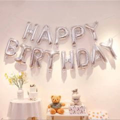Bóng Chữ Happy Birthday - Trang Trí Sinh Nhật, Bóng Bay Nhiều Màu Sắc Dễ Dàng Treo và Dán
