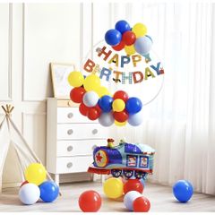Set Bóng Trụ Tròn Trang Trí Sinh Nhật Bé Trai Bé Gái - Kích Thước 1m63, Chất Liệu PVC, Phù Hợp Mọi Sự Kiện, Dễ Dàng Sử Dụng