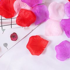 Set 100 Cánh Hoa Hồng Giả Lụa Trang Trí Cưới Hỏi - Màu Đỏ, Hồng, Trắng, Tím, Vàng, Xanh - Tạo Nghệ Thuật Tình Yêu Lãng Mạn