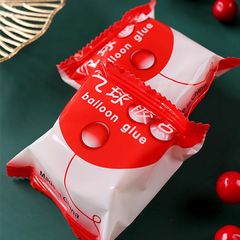 Băng Dính Chuyên Dụng Dán Bóng Bay, Bóng Nhôm, Rèm Kim Tuyến - Keo Silicon An Toàn Với Tường, 100 Miếng Dán Tiện Lợi