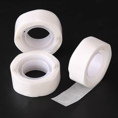 Băng Dính Chuyên Dụng Dán Bóng Bay, Bóng Nhôm, Rèm Kim Tuyến - Keo Silicon An Toàn Với Tường, 100 Miếng Dán Tiện Lợi