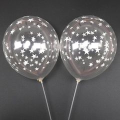 Set 10 Bóng Bay Trong Suốt Ngôi Sao - Phụ Kiện Trang Trí Đẹp Cho Tiệc Sinh Nhật, Đám Cưới, Sự Kiện Tất Cả Các Dịp