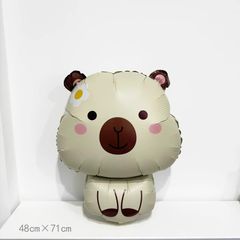 Bóng Hình Capybara Trang Trí Sinh Nhật - Bóng Nhôm Đẹp Để Tiệc Tùng Bé Trai Bé Gái, An Toàn và Dễ Dàng Sử Dụng