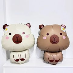 Bóng Hình Capybara Trang Trí Sinh Nhật - Bóng Nhôm Đẹp Để Tiệc Tùng Bé Trai Bé Gái, An Toàn và Dễ Dàng Sử Dụng