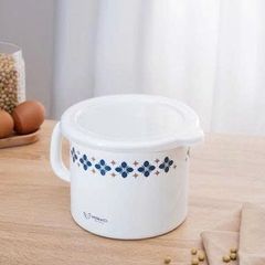 Nồi Đa Năng Tráng Men Sứ Kaiyo 15cm - Nấu Ăn, Lẩu Mini, Hộp Đựng Thực Phẩm, Dùng Trên Mọi Loại Bếp